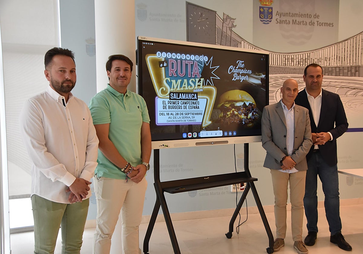 Norberto Flores, José Antonio Morales, Juan Carlos Bueno y David MIngo.