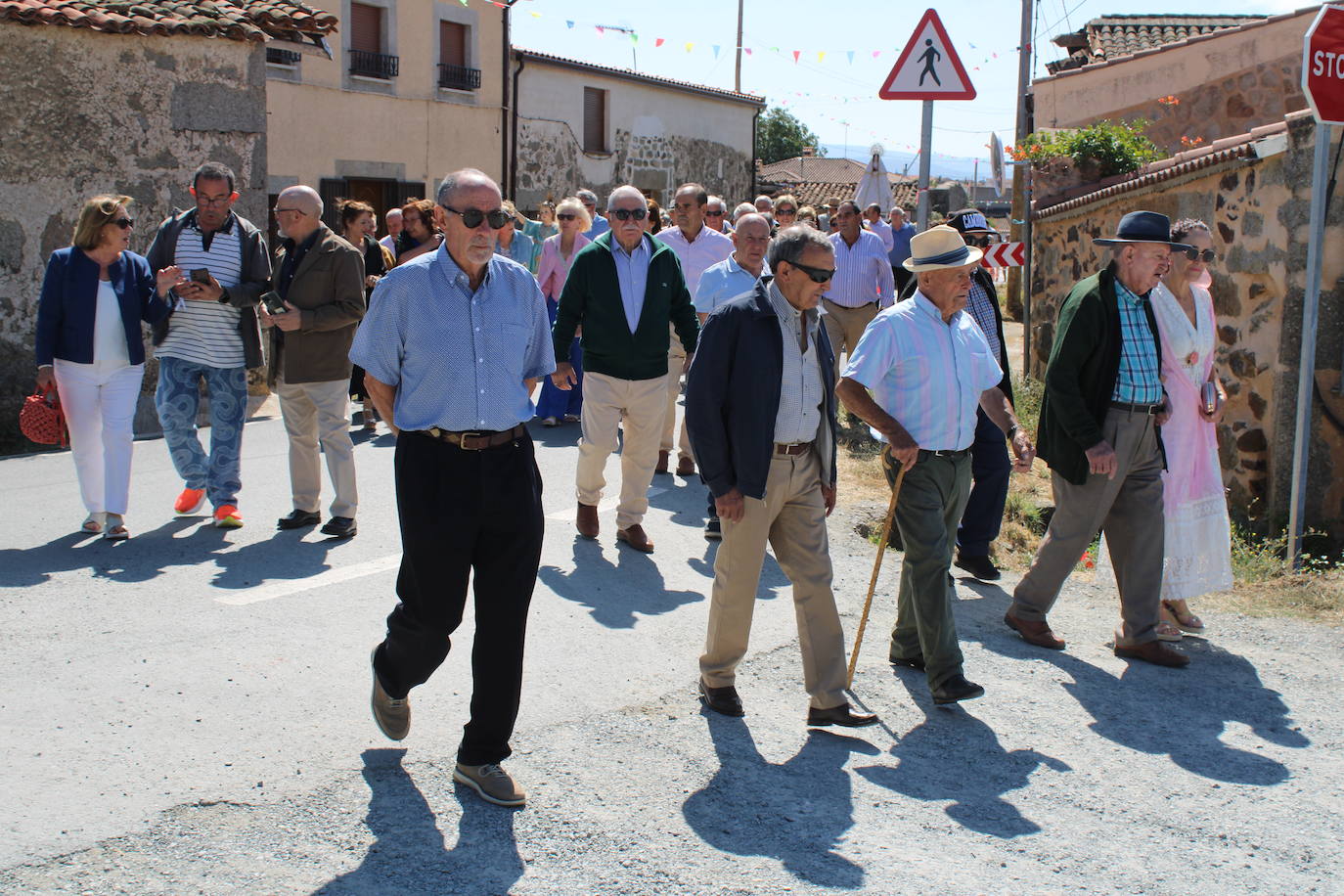 Gallegos de Solmirón entona el &quot;Adiós&quot; a la Virgen de Gracia Carrero