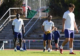 Souley y Mancebo en la sesión de este jueves en Las Pistas.