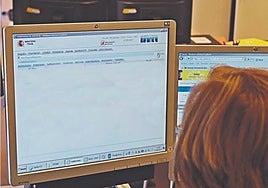 Programas informáticos, en la Fiscalía de Salamanca.