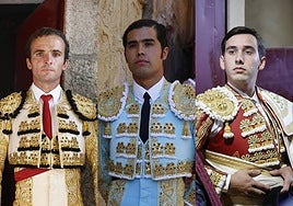 Damián Castaño, Diego San Román e Ismael Martín.