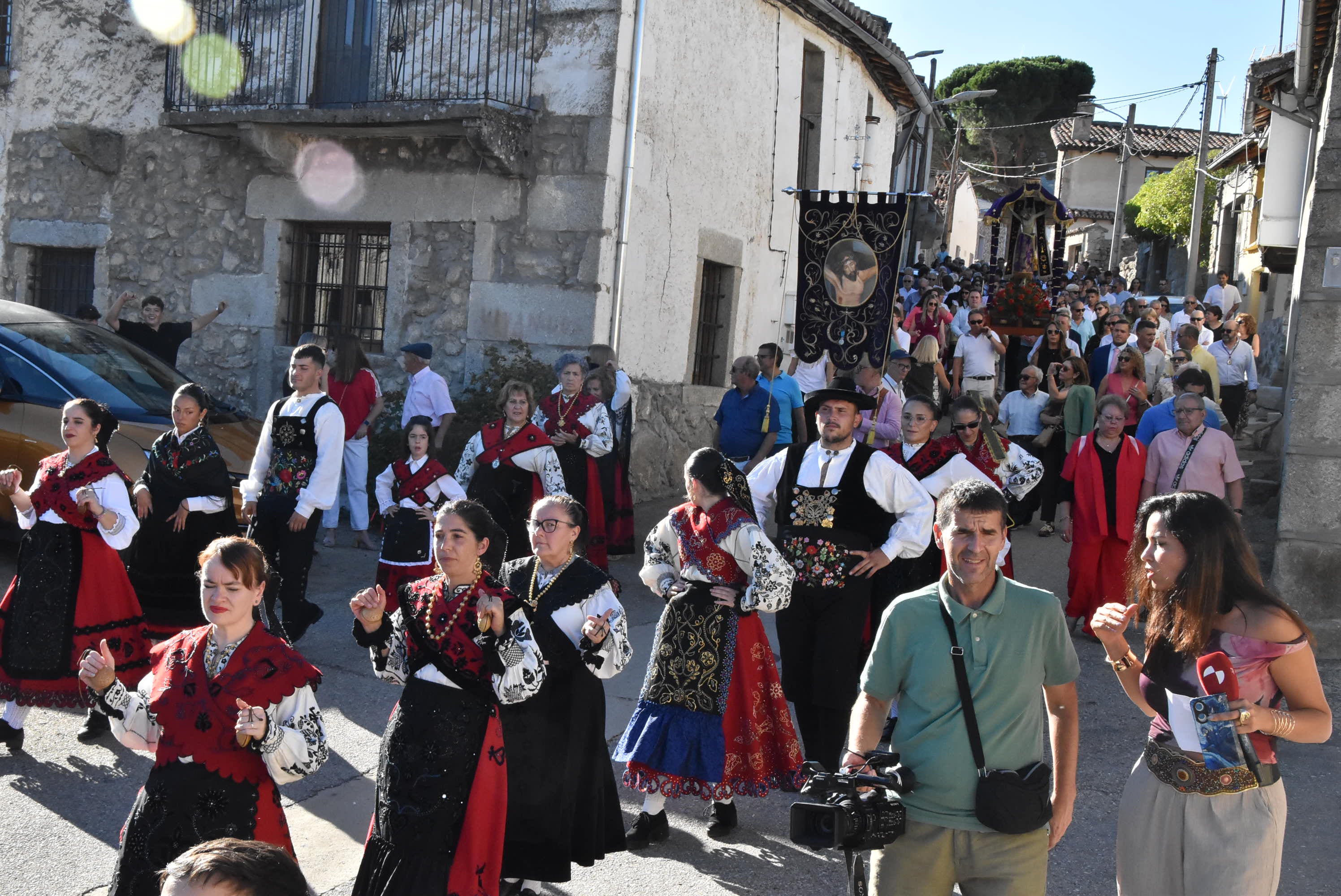 El Cristo de Valvanera vuelve a su ermita con sus fieles en Sorihuela