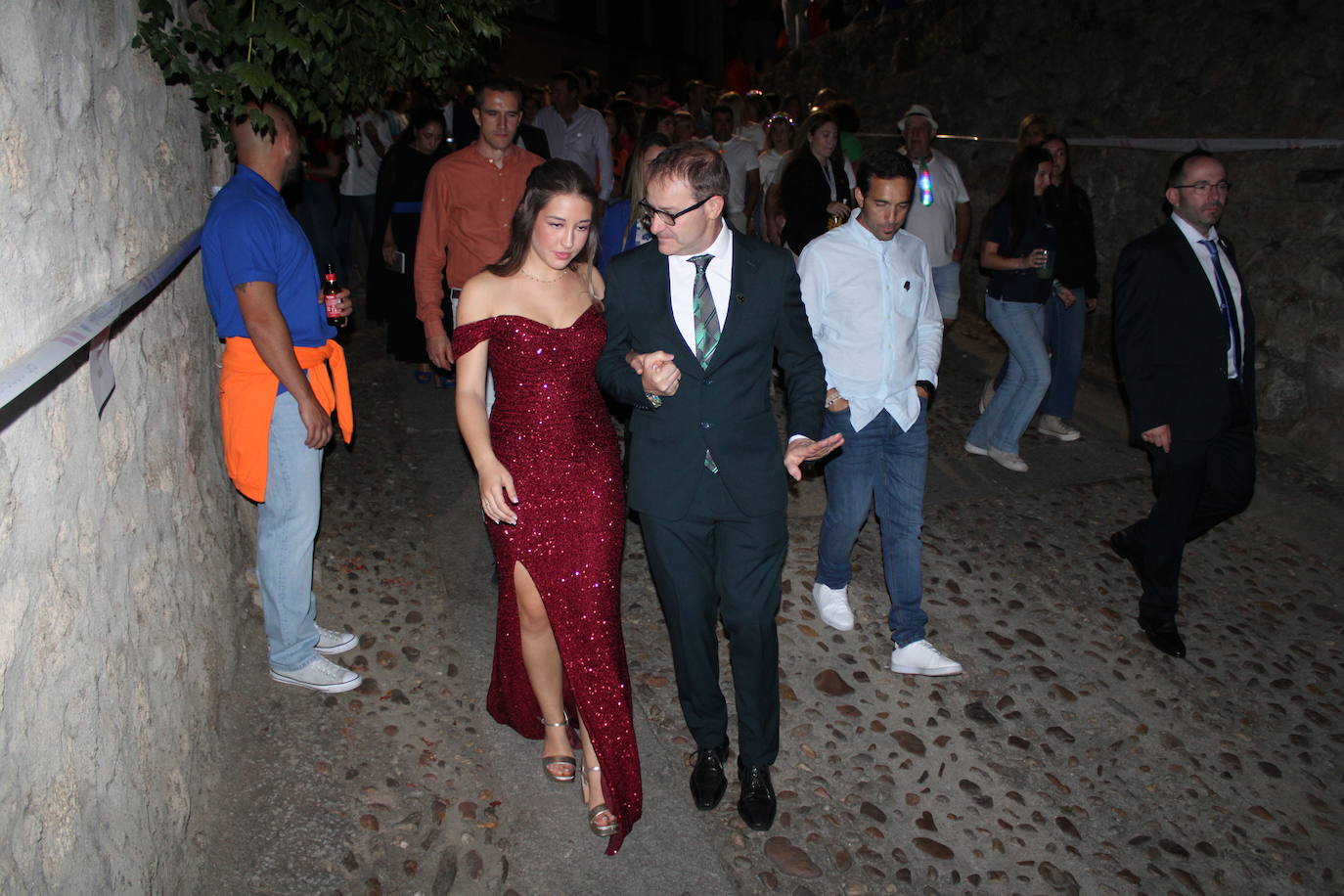 San Esteban de la Sierra celebra una intensa jornada de vísperas en honor al Cristo