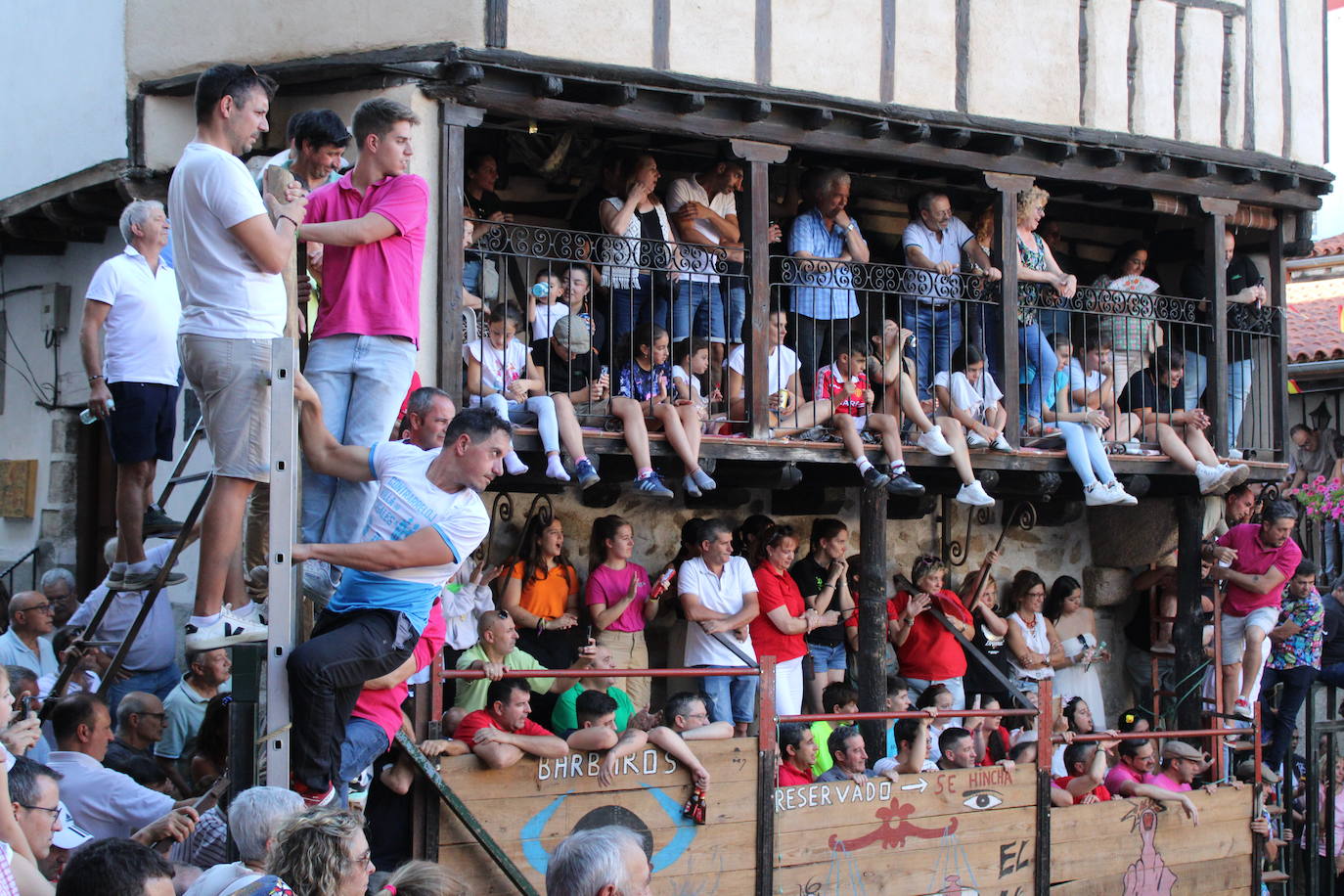 San Esteban de la Sierra disfruta con el toro