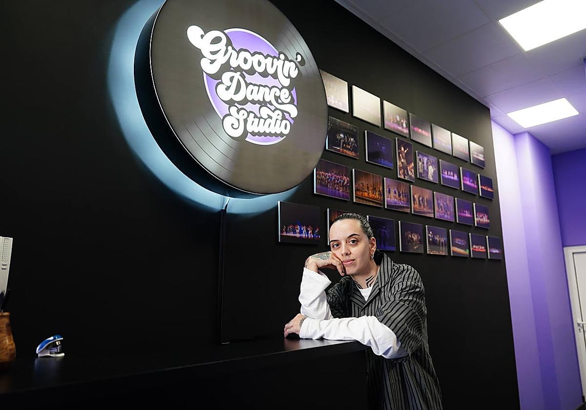 Verónica García Valiente, en la recepción de la escuela Groovin Dance Studio.