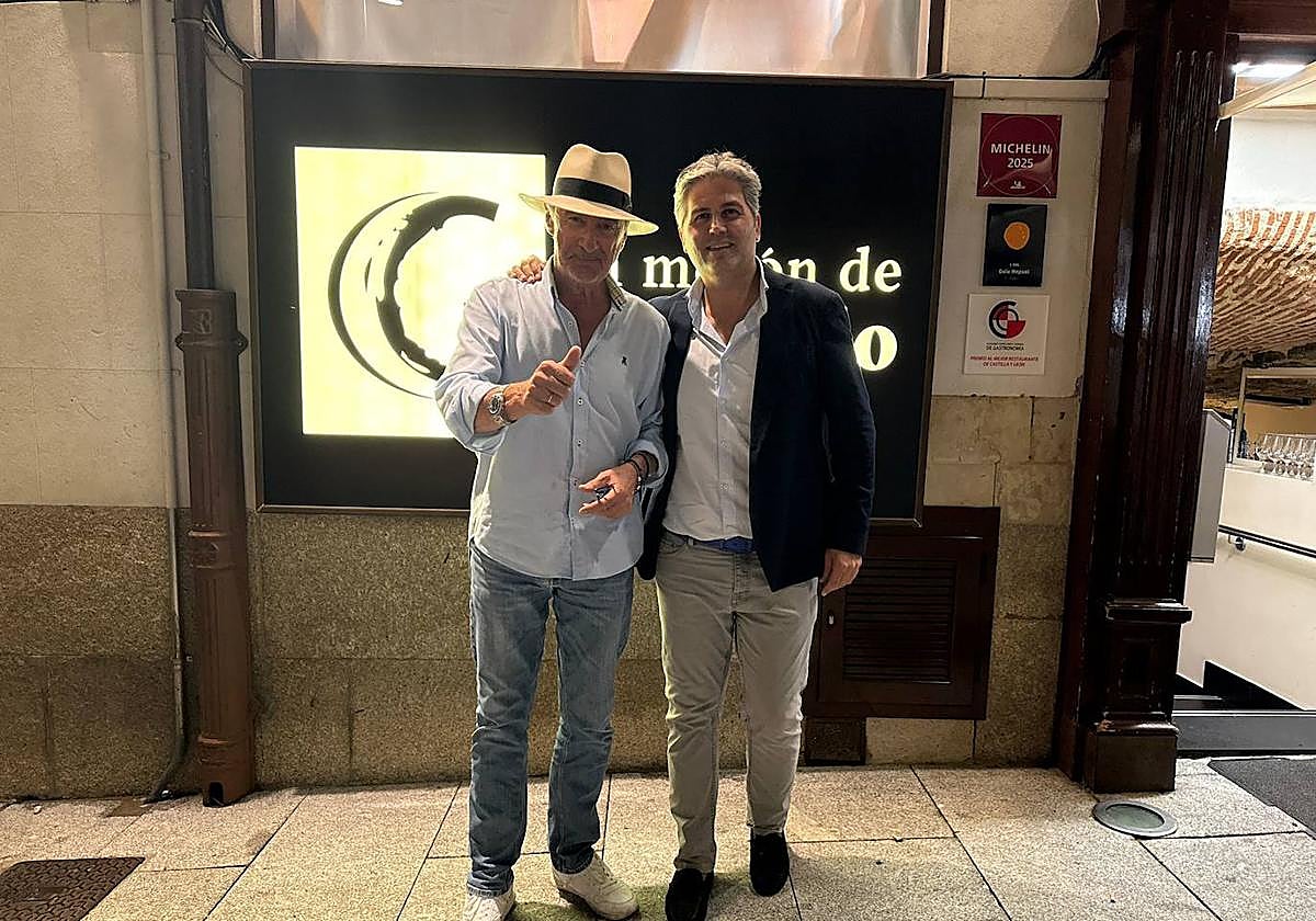 Carlos Herrera, en El Mesón de Gonzalo.