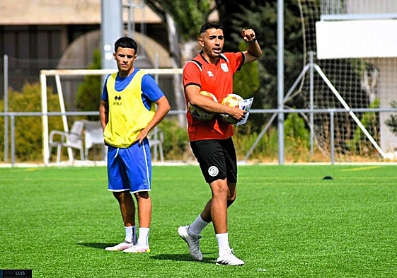 Raúl Fuentes, durante un entrenamiento.