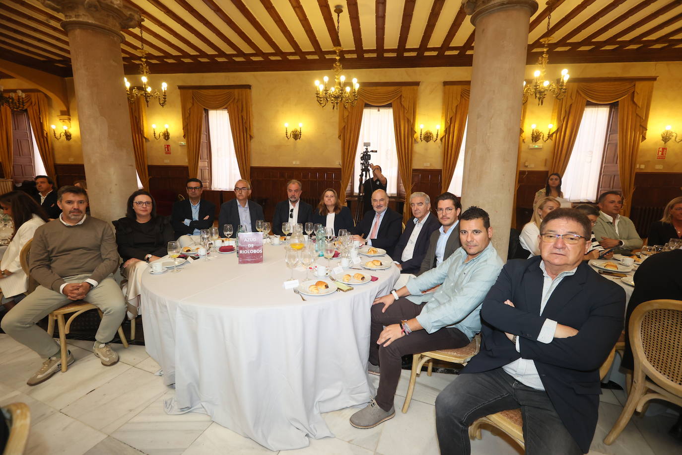 Javier Rivas (Rivas Real Estate), Pilar Cortés (Gerso Impex), Antonio García (MAS Prevención), Enrique Gómez e Ignacio García (Grupo Mirat), Maribel Crespo (LA GACETA), Joaquín Tabernero (Finsa), Alberto Rodríguez (Residencia Beleña), Miguel Cristeto (Mays), Roberto de Dios (Control Energía) e Ignacio Hernández (Nanta).