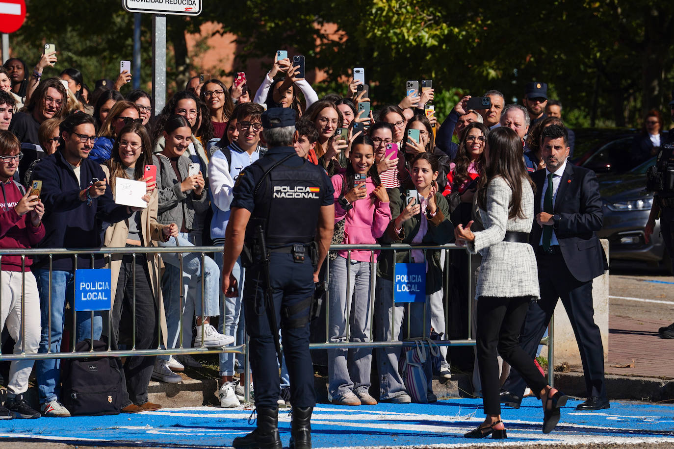 La visita de la reina Letizia a Salamanca, en imágenes
