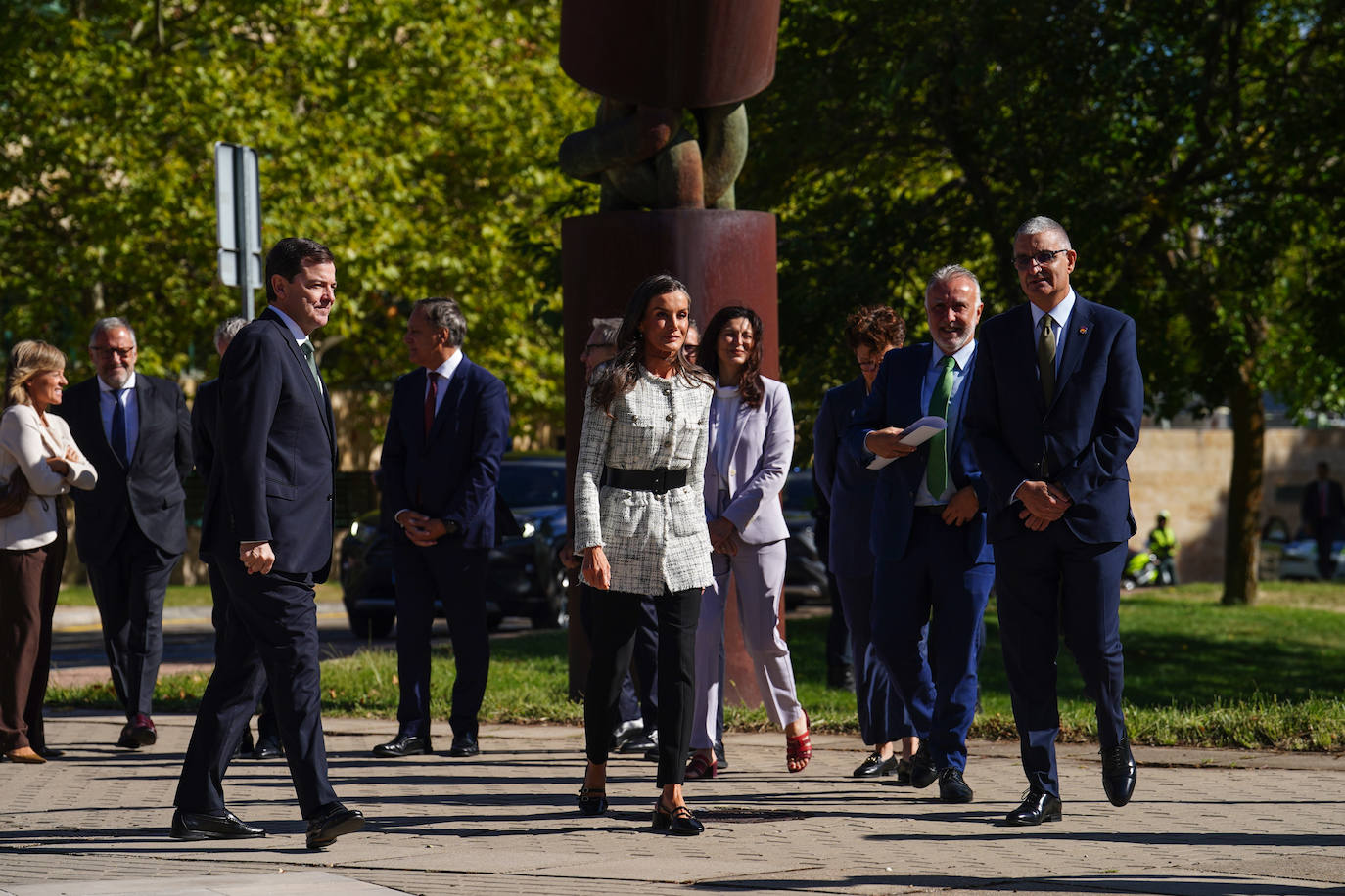 La visita de la reina Letizia a Salamanca, en imágenes