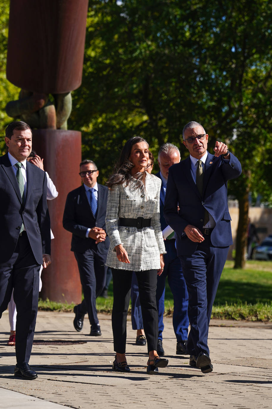 La visita de la reina Letizia a Salamanca, en imágenes