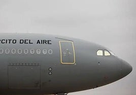 Un avión militar español.