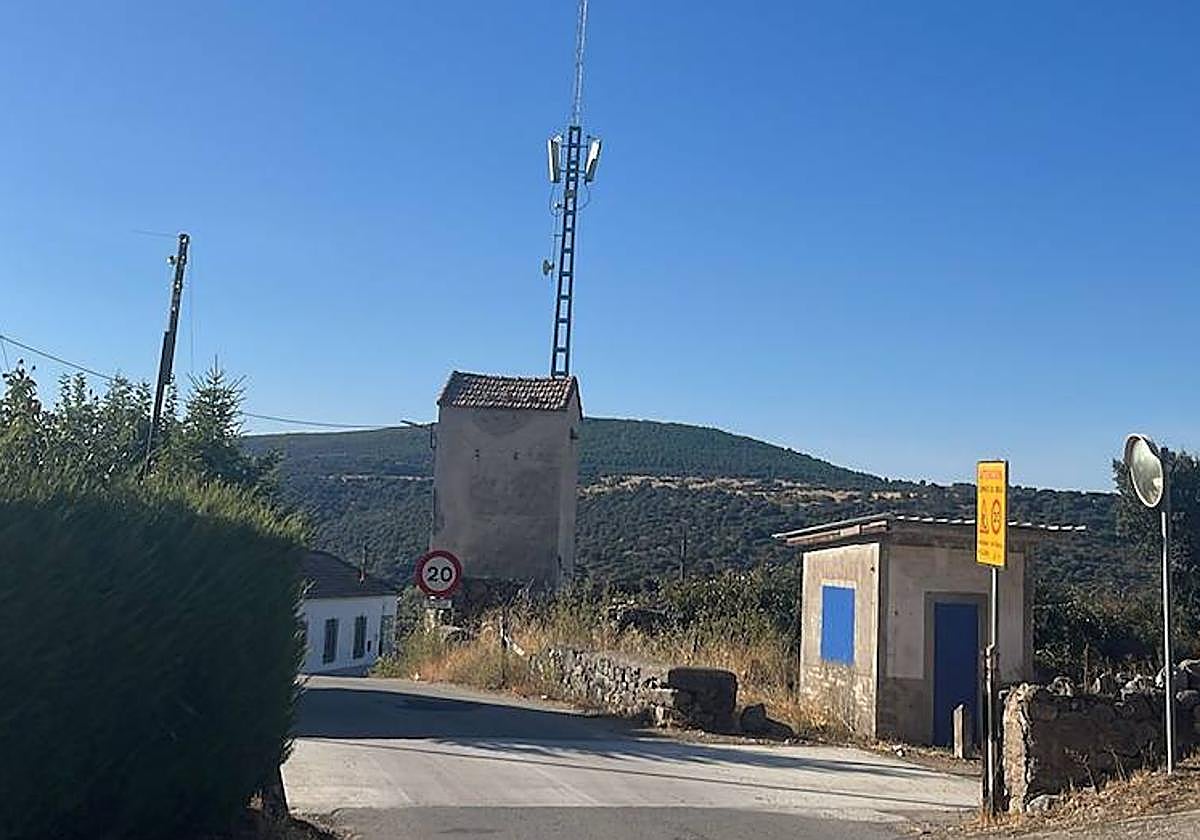 Antena municipal de Fuentes de Béjar.