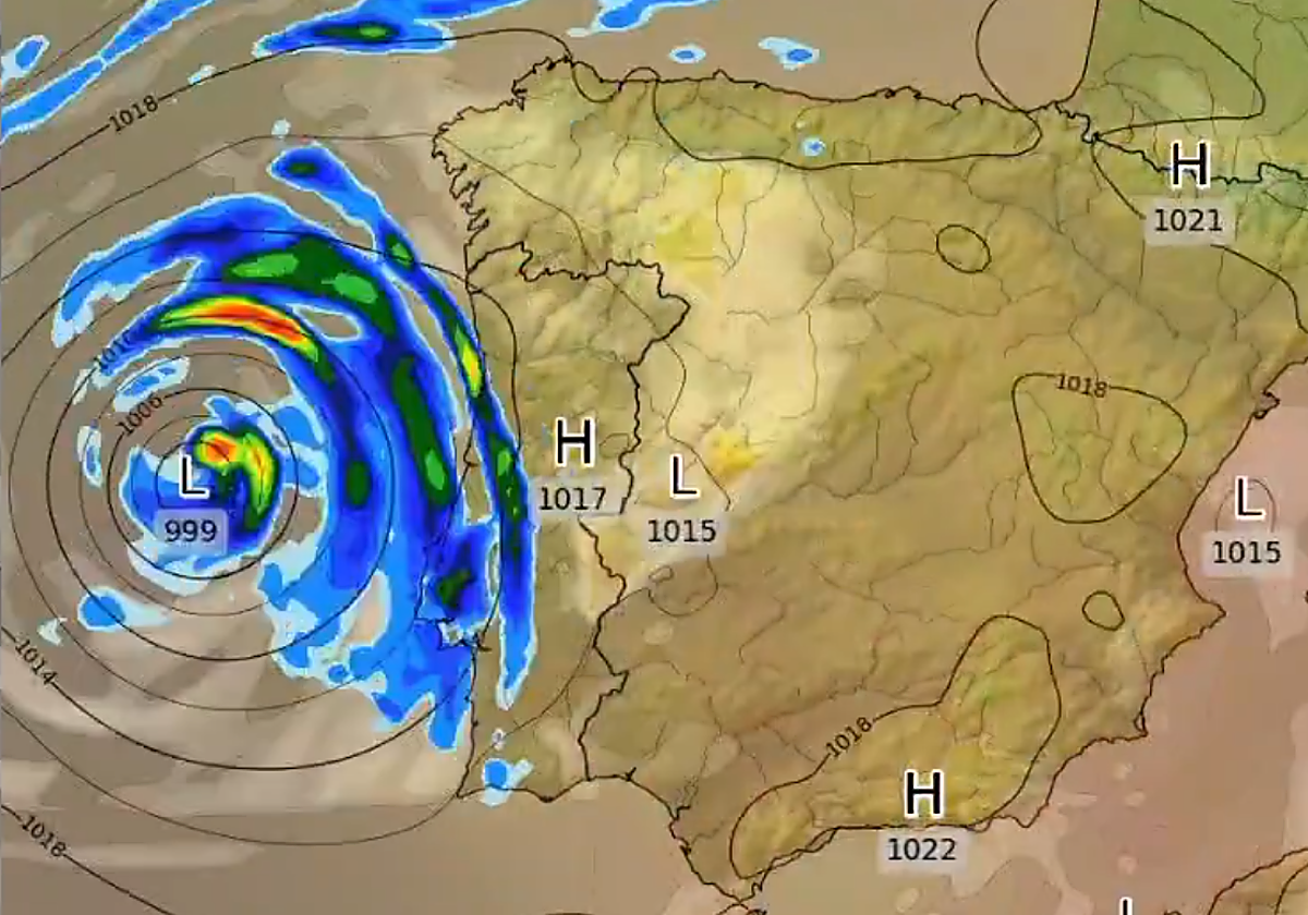 Incertidumbre ante las consecuencias del impacto del huracán 'Gabrielle' en España