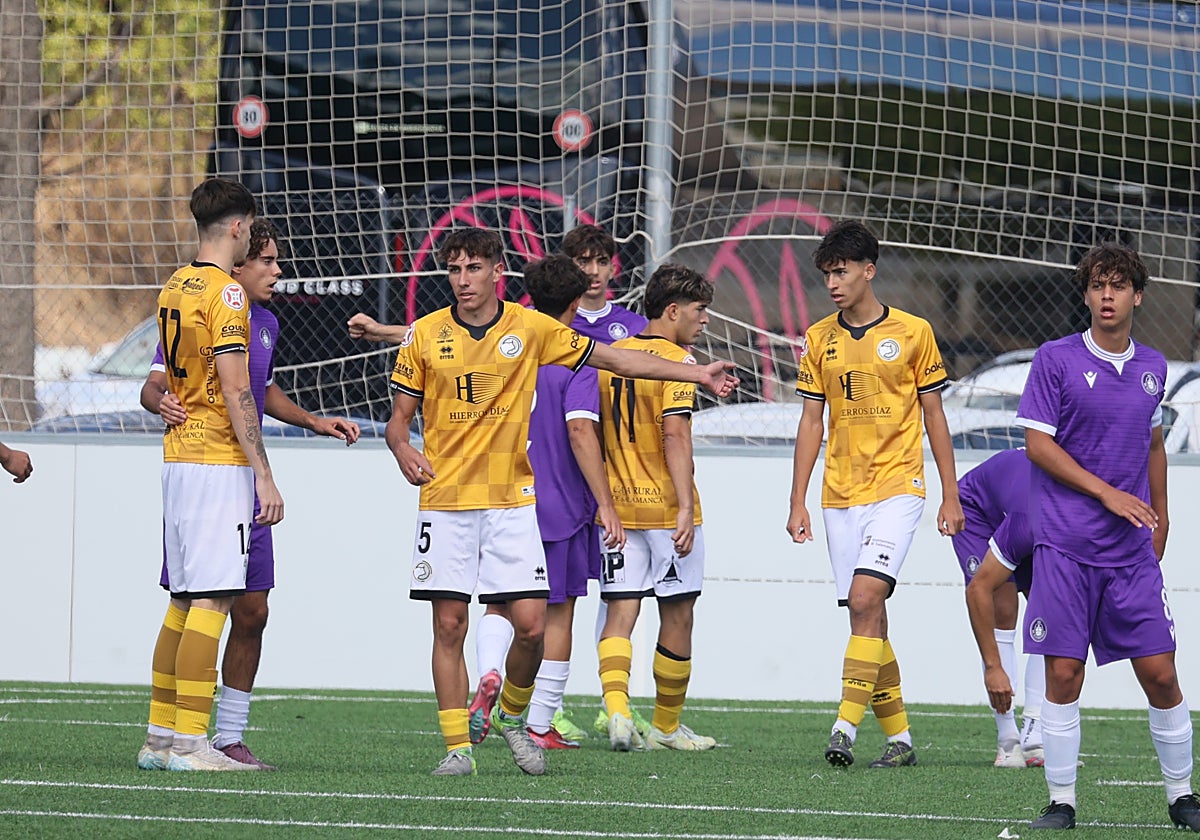 Imagen del primer partido de Unionistas de División de Honor en el anexo al Reina Sofía.