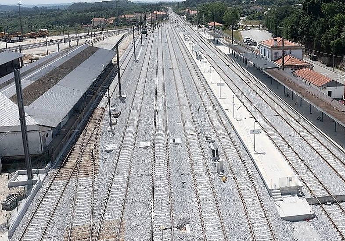 La línea que reabre Portugal tras su reforma.