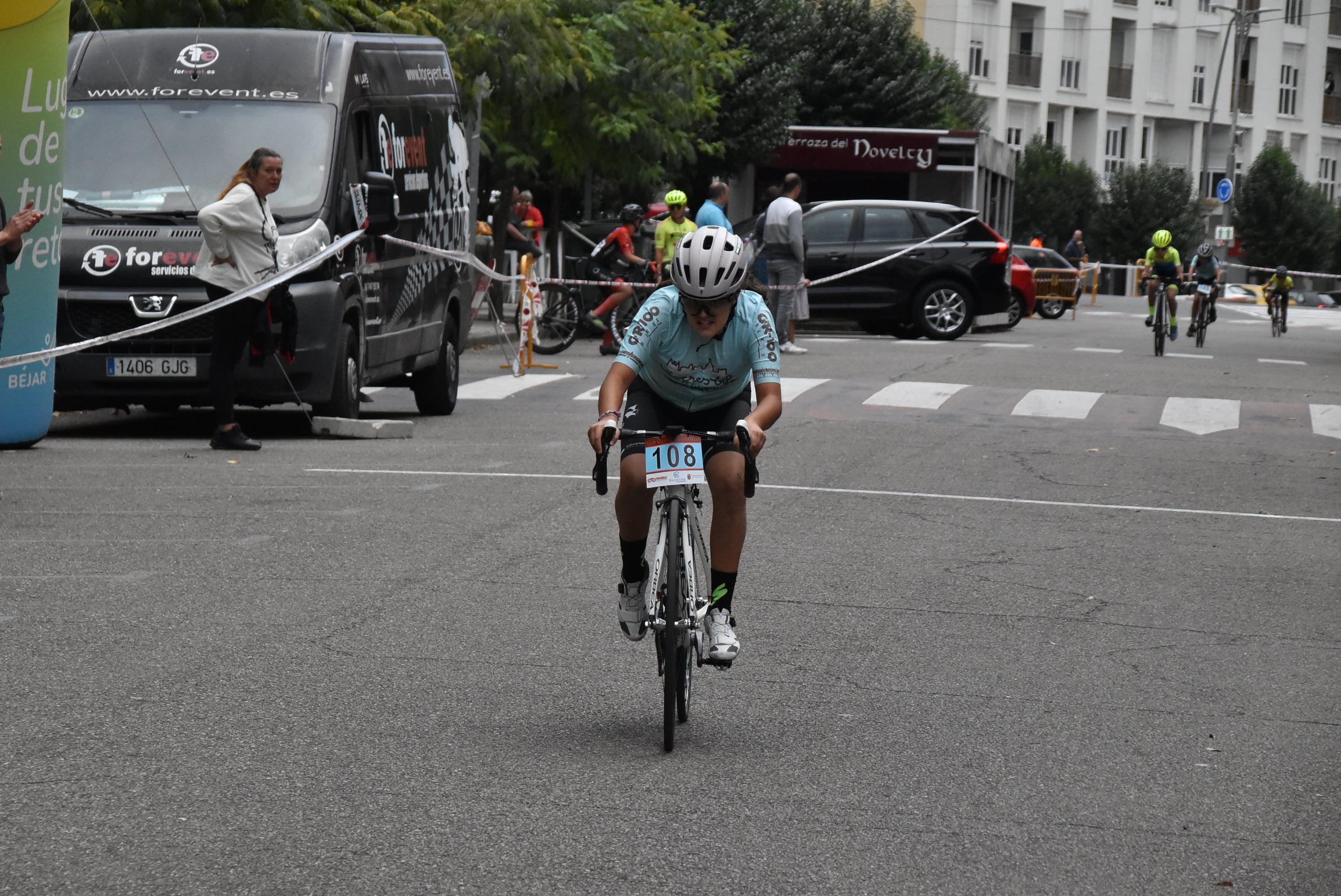 Buen ambiente en el Criterium de Dueñas en Béjar