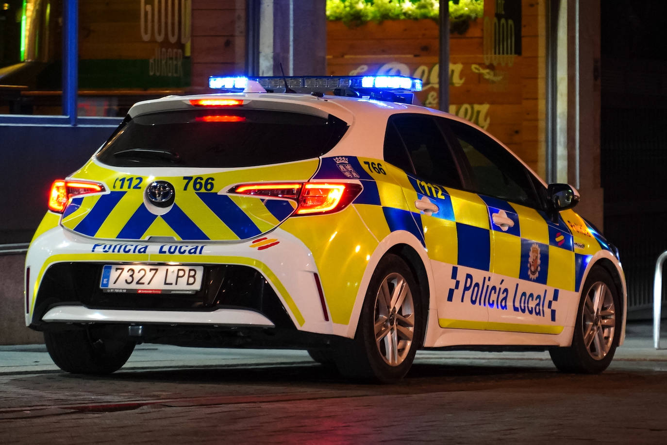Imagen de archivo de una dotación de la Policía Local.