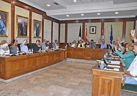 Momento de la votación unánime con respeto a la prórroga del Plan de Reindustrialización.