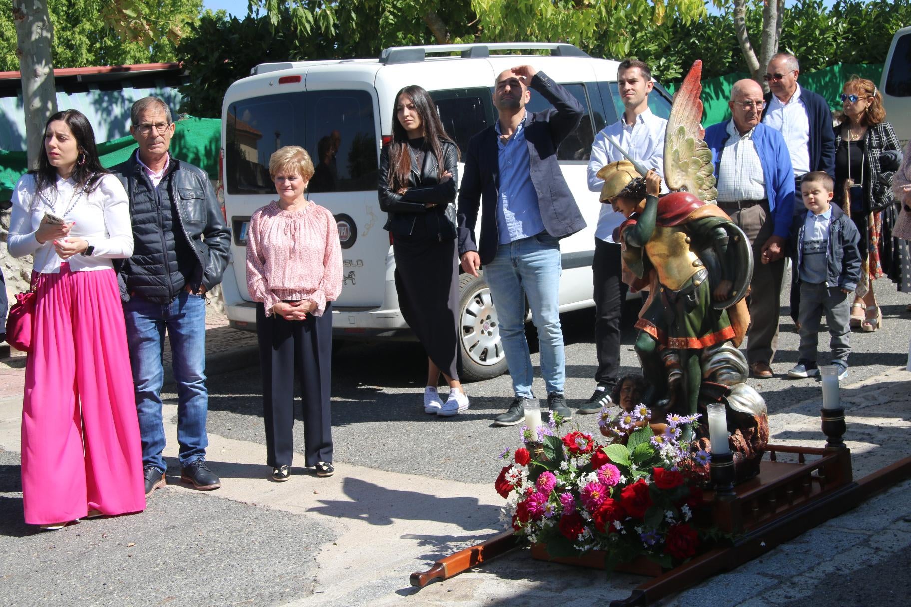 Cierre festivo en Juzbado con la gran procesión