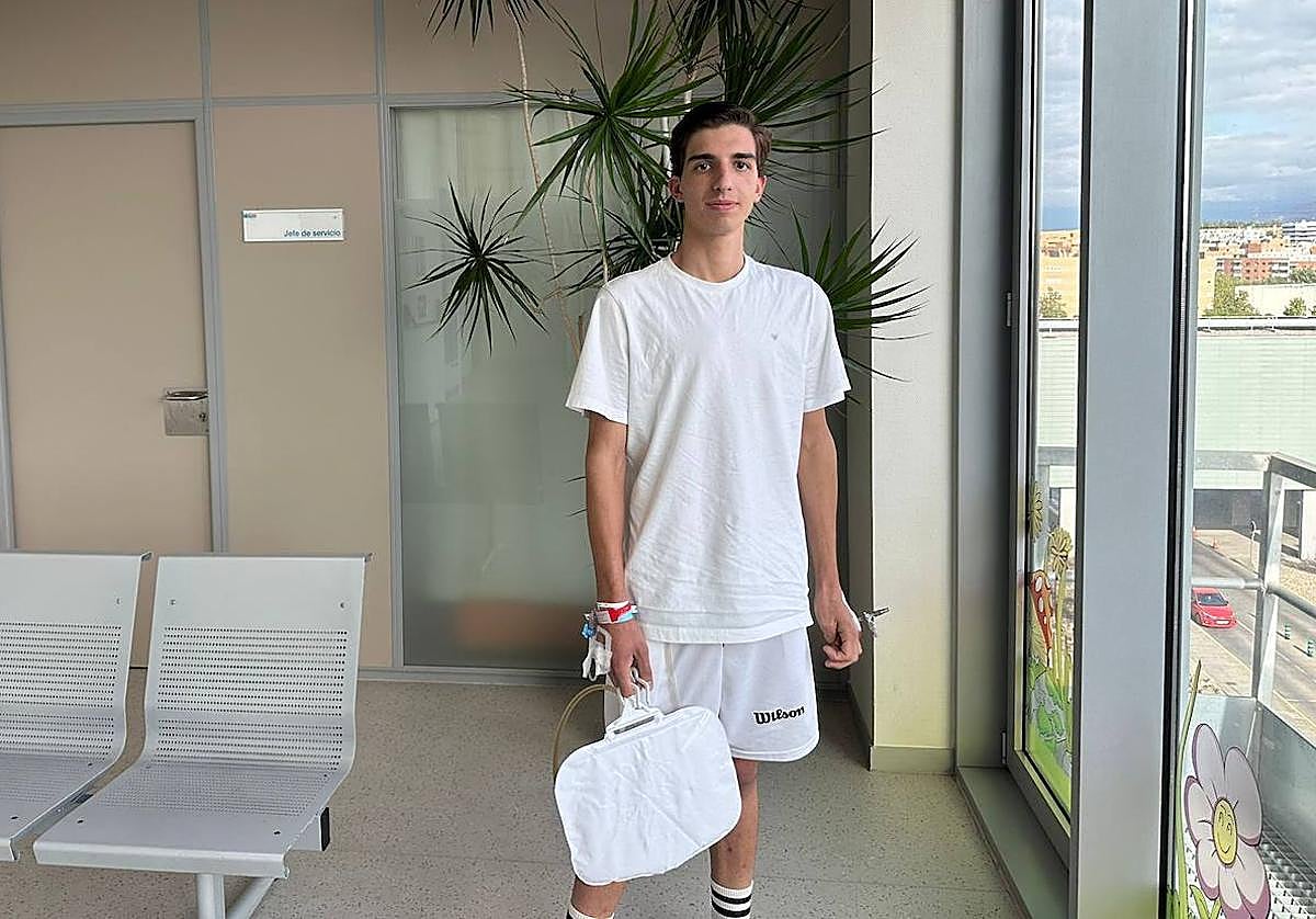 Julio Norte, en el hospital de San Sebastián de los Reyes.