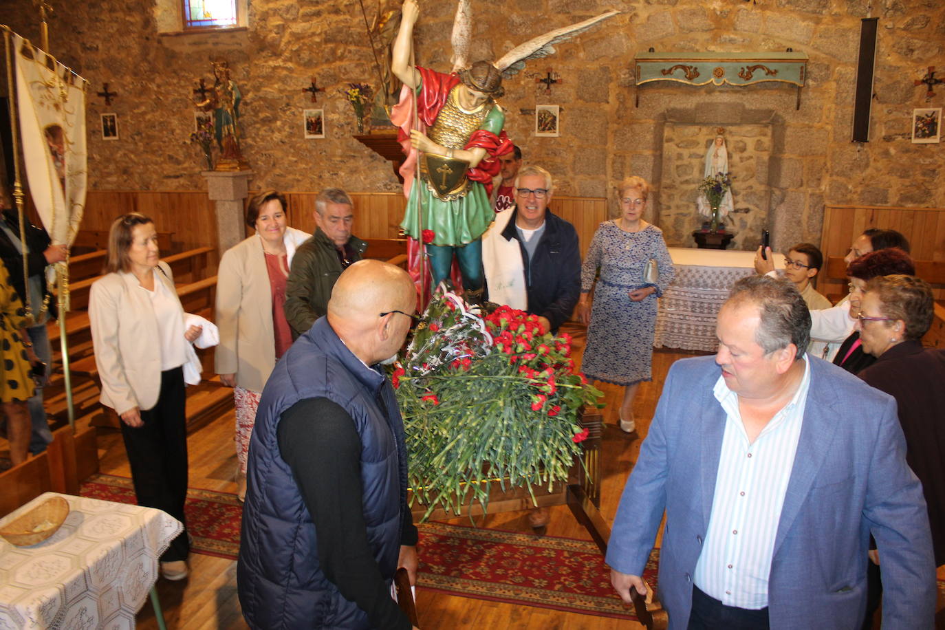 Alegre final de fiesta en San Miguel de Valero