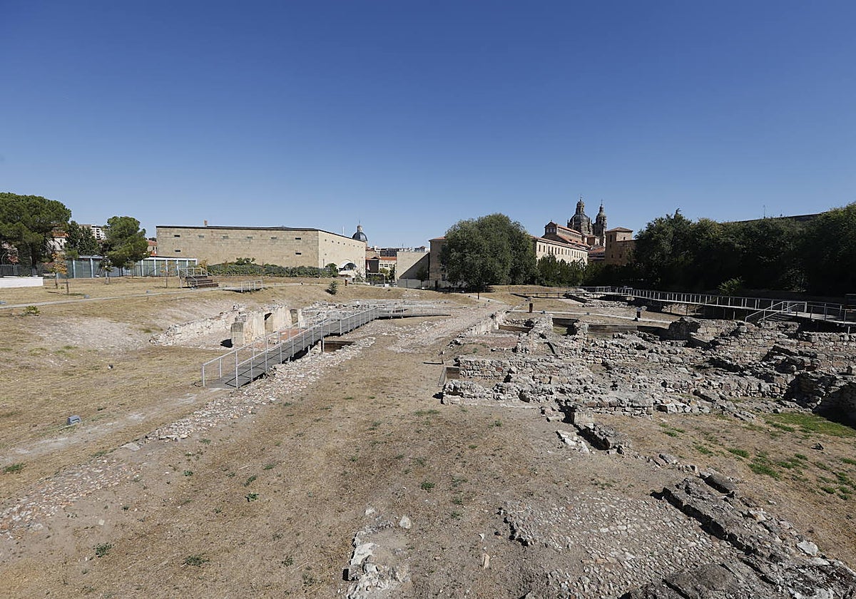 Los restos del parque arqueológico del Botánico.