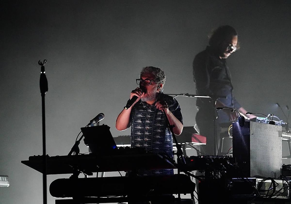 Imagen de un concierto ofrecido por Iván Ferreiro en Salamanca.