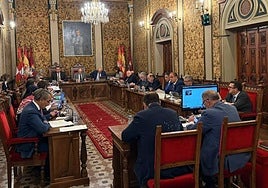 Pleno de la Diputación de Salamanca.