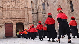 Un acto de honoris causa de la Universidad de Salamanca.