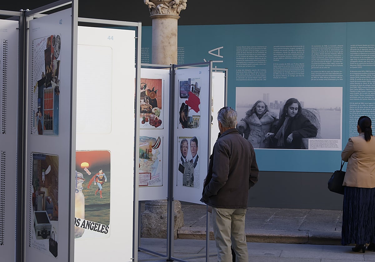 La exposición puede verse en el patio de La Salina.