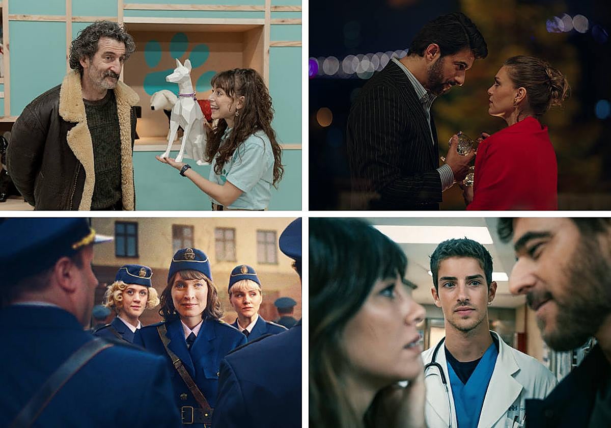 Imágenes de 'Animal', 'Old money', 'La nueva brigada' y 'Respira'.