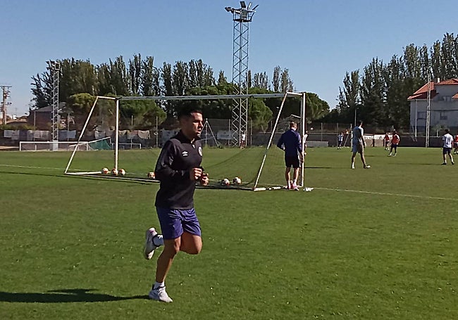 Dani Hernández en la recta final de la sesión.