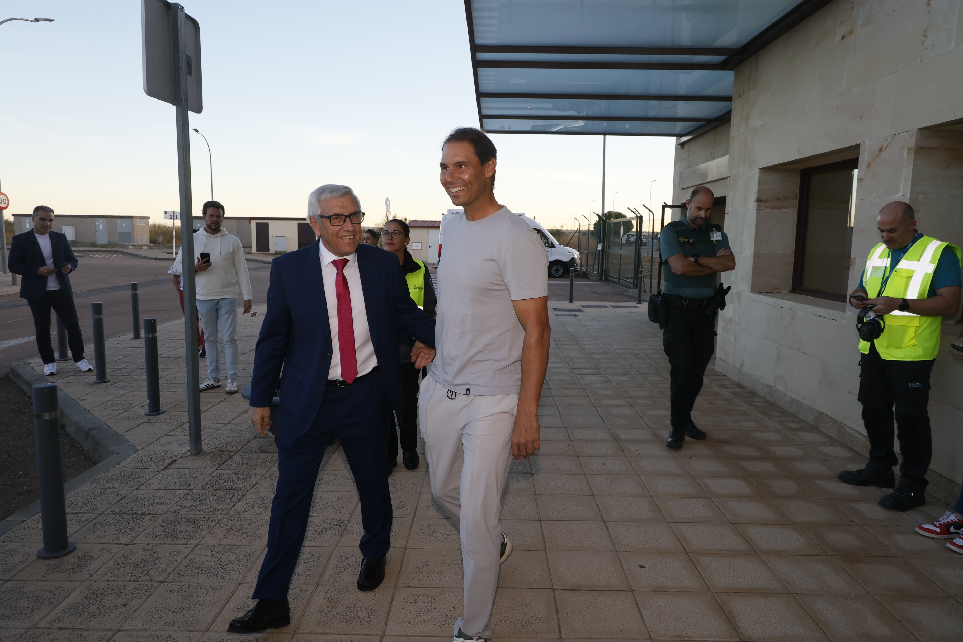 Así ha sido la llegada de Rafa Nadal a Matacán