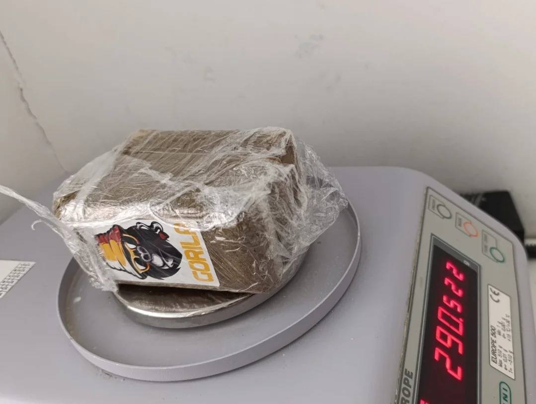 El hachís intervenido en Arapiles.