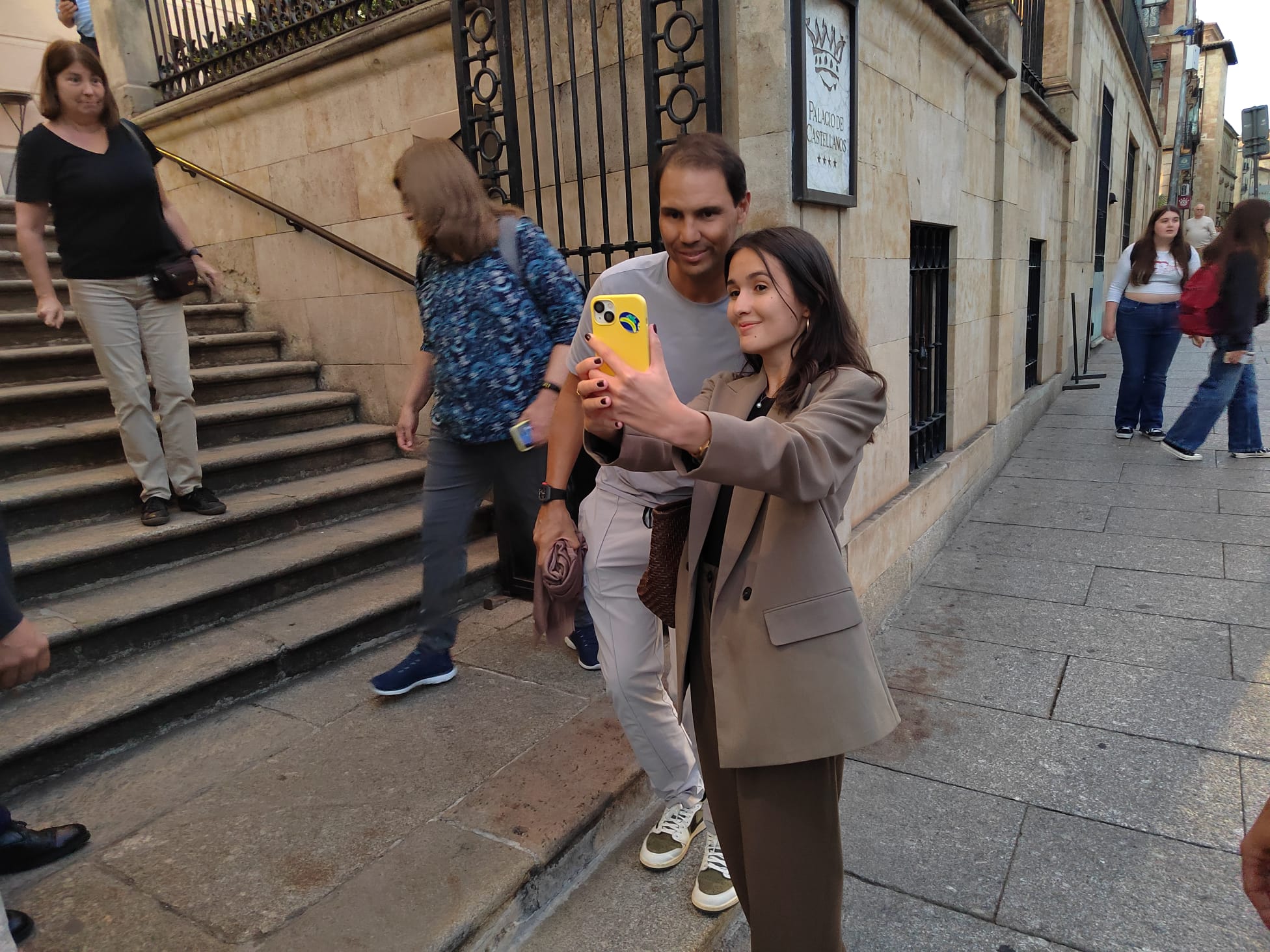 Así ha sido la llegada de Rafa Nadal a Matacán