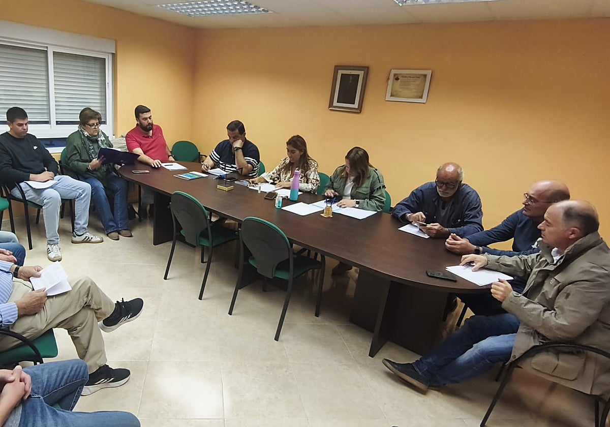 Reunión celebrada en la mancomunidad.