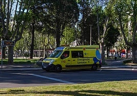 Una ambulancia del Sacyl.