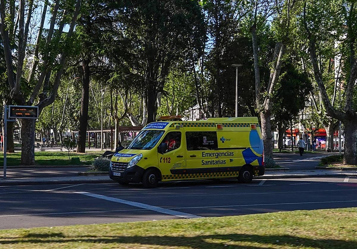 Una ambulancia del Sacyl.