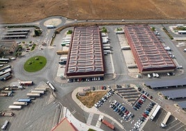 Las instalaciones del Centro de Transportes de Salamanca.