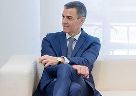 El presidente del Gobierno, Pedro Sánchez, en la Moncloa.