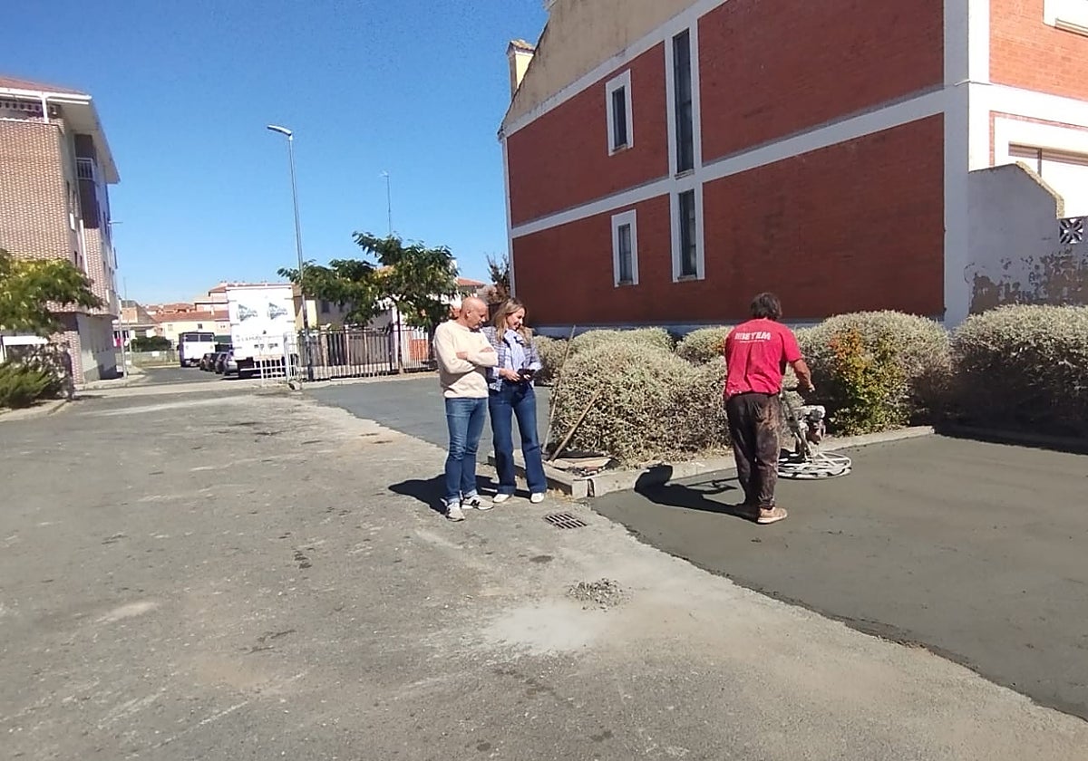 Marta Labrador y Juan Carlos Bueno, en la obra.
