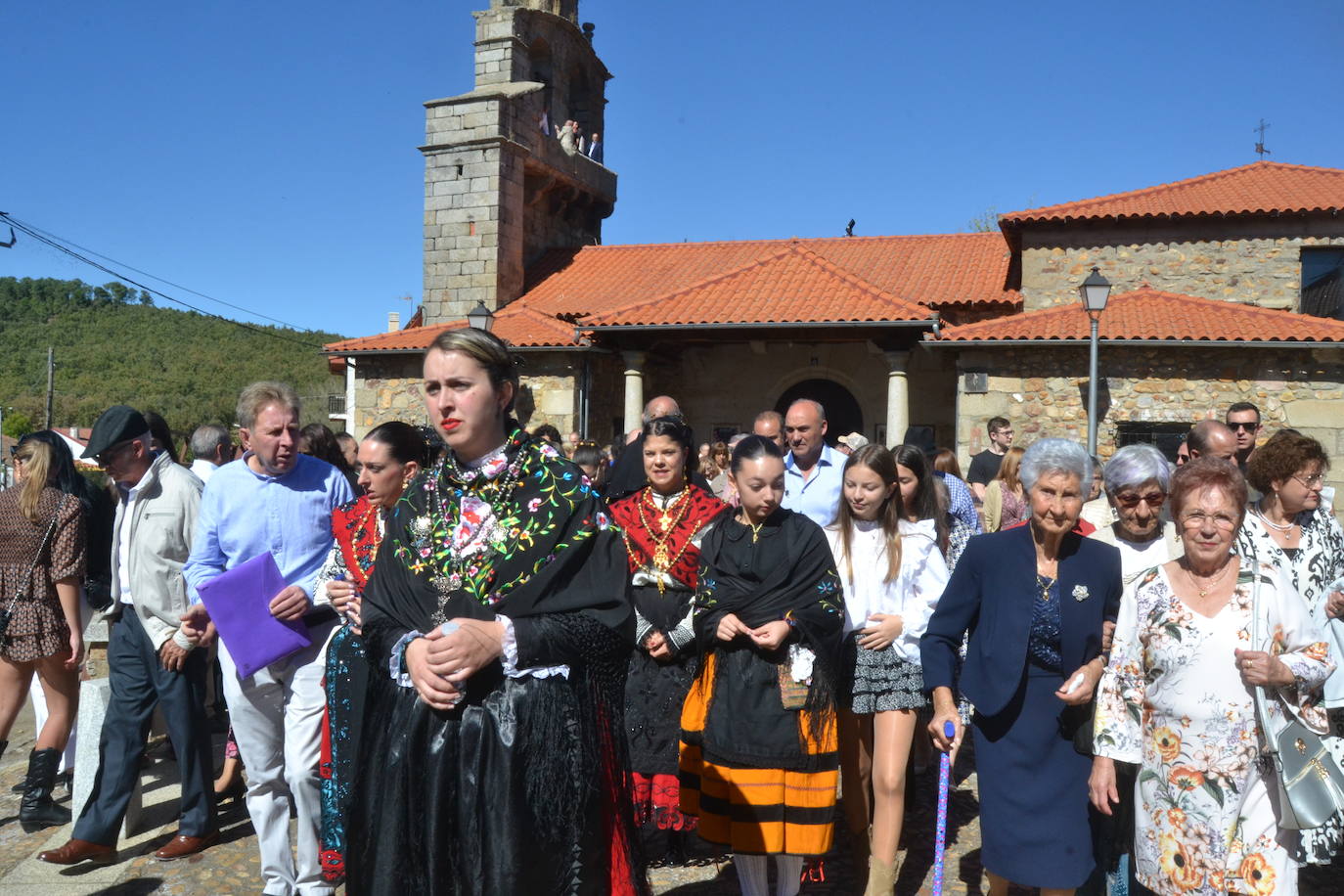 El Maíllo rinde pleitesía a la Virgen del Rosario