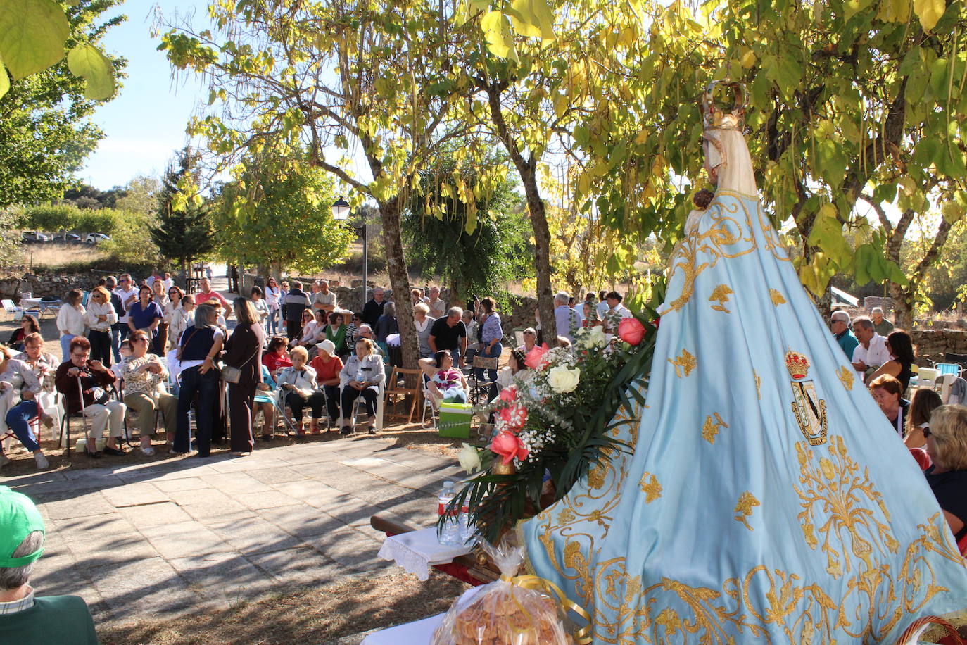 Ofrendas de devoción a la Virgen de la Yedra