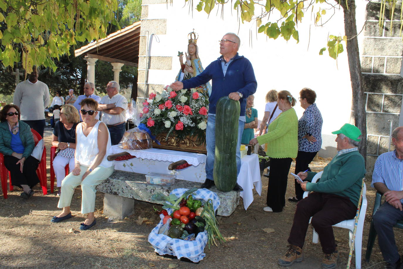 Ofrendas de devoción a la Virgen de la Yedra