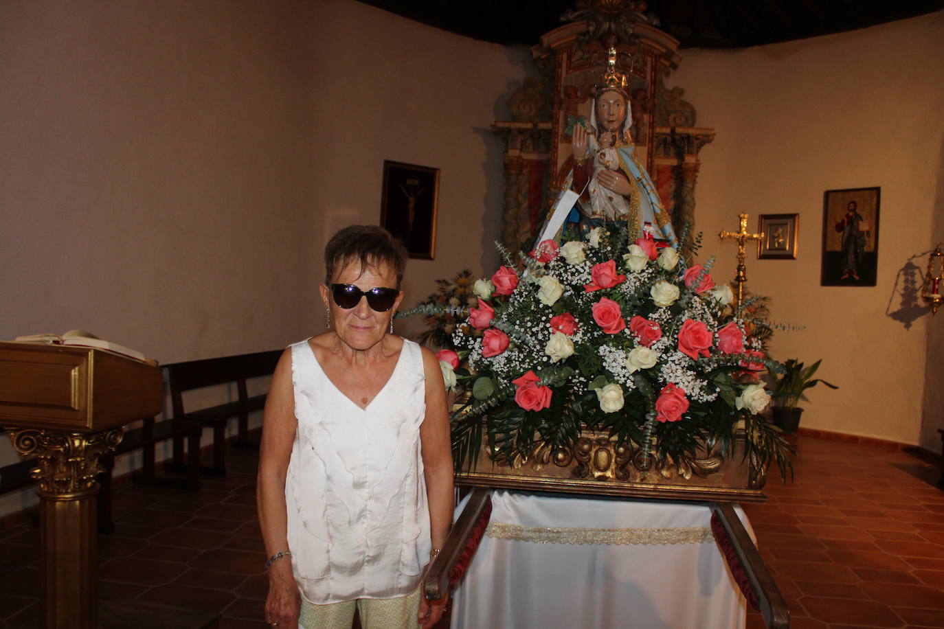 Ofrendas de devoción a la Virgen de la Yedra