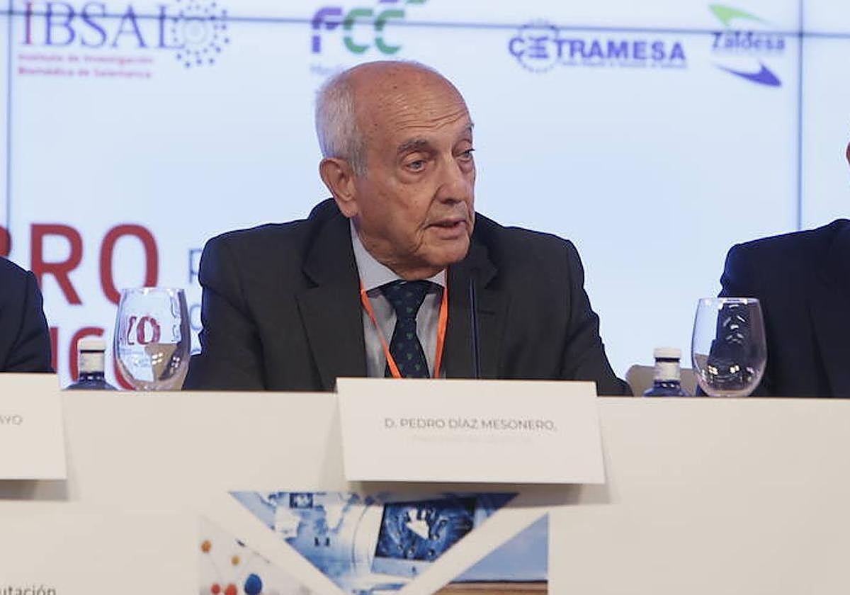 Pedro Díaz, durante el Congreso del Libro Blanco.