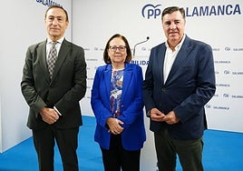 Pedro Samuel Martín, María Jesús Moro y José Antonio Bermúdez de Castro.