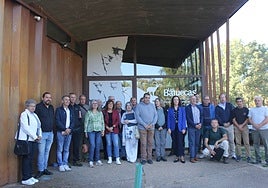 Asistentes a la asamblea de la Asociación Montes de Salamanca.