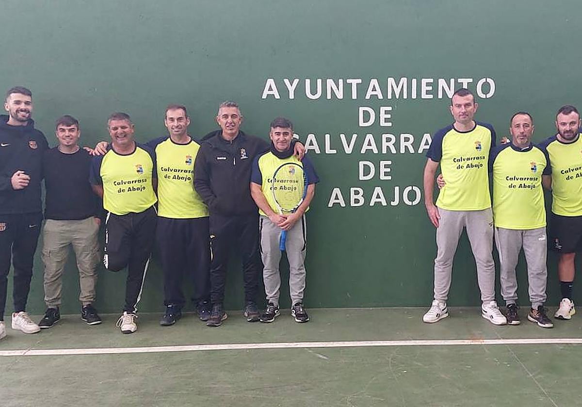 Distintos eventos deportivos celebrados en la localidad de Calvarrasa y algunos de sus equipos.